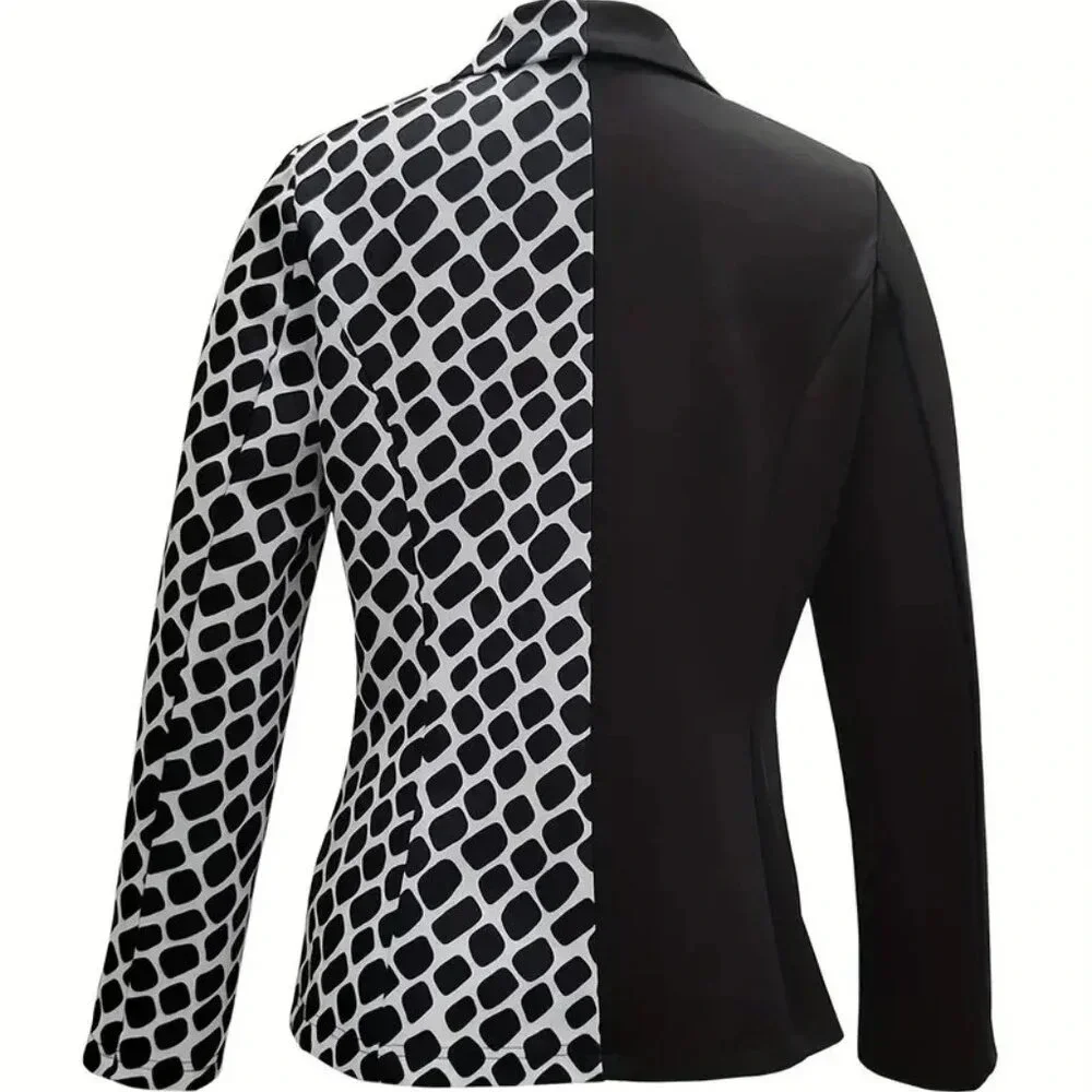 Elegant Double Breasted Lapel Blazer - Picture 3 of 3